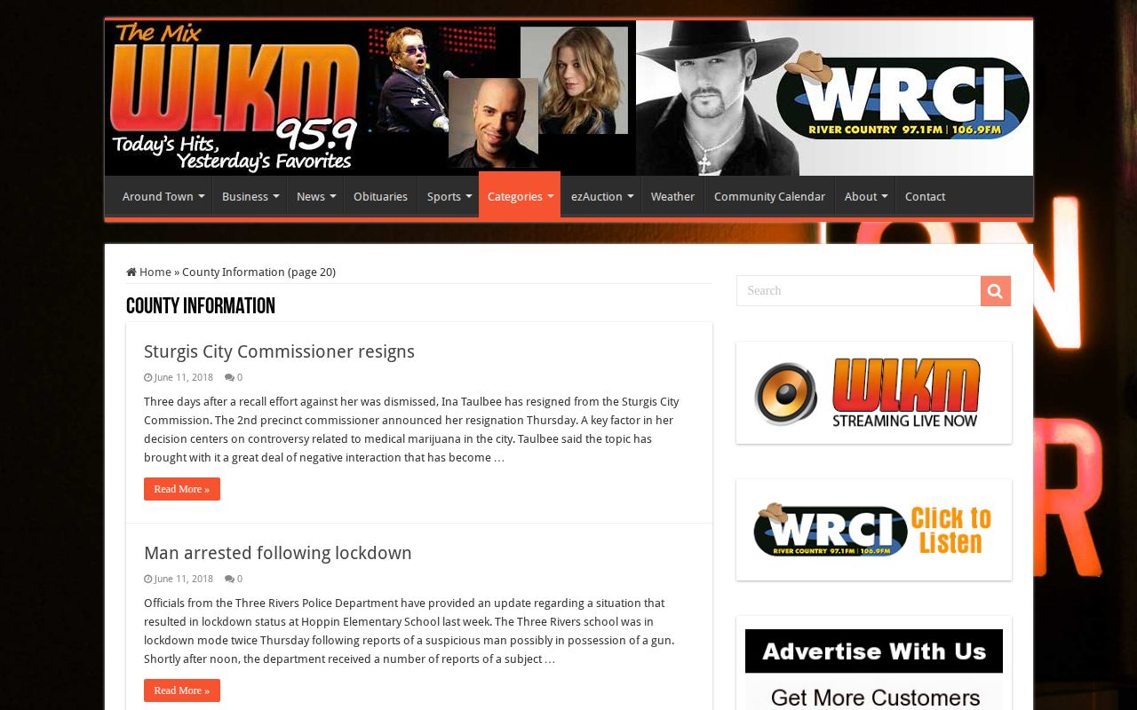 WLKM St. Joseph County crime-news archive for reported arrests