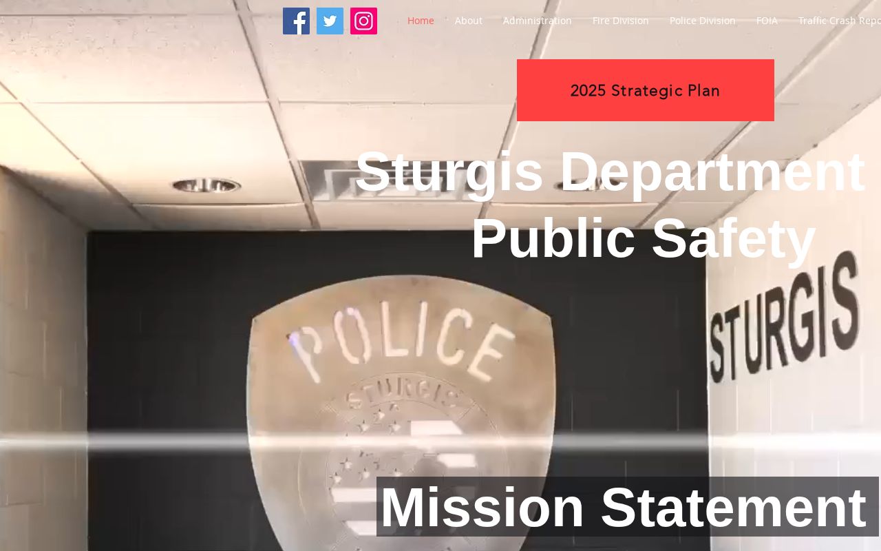 Sturgis Department of Public Safety official record source interface
